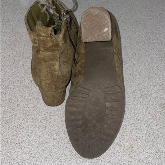 Suade heeled booties - Picture 4 of 6